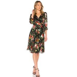 Alice & Olivia Abney wrap dress NWT